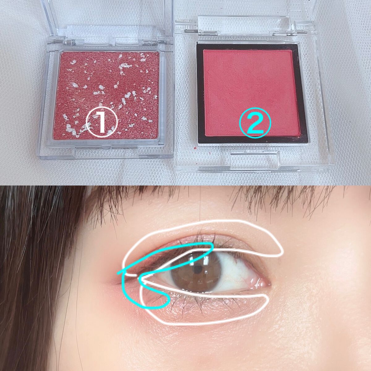 アディクション ザ アイシャドウ マット 023M Lascaux/ADDICTION/単色アイシャドウを使ったクチコミ（3枚目）