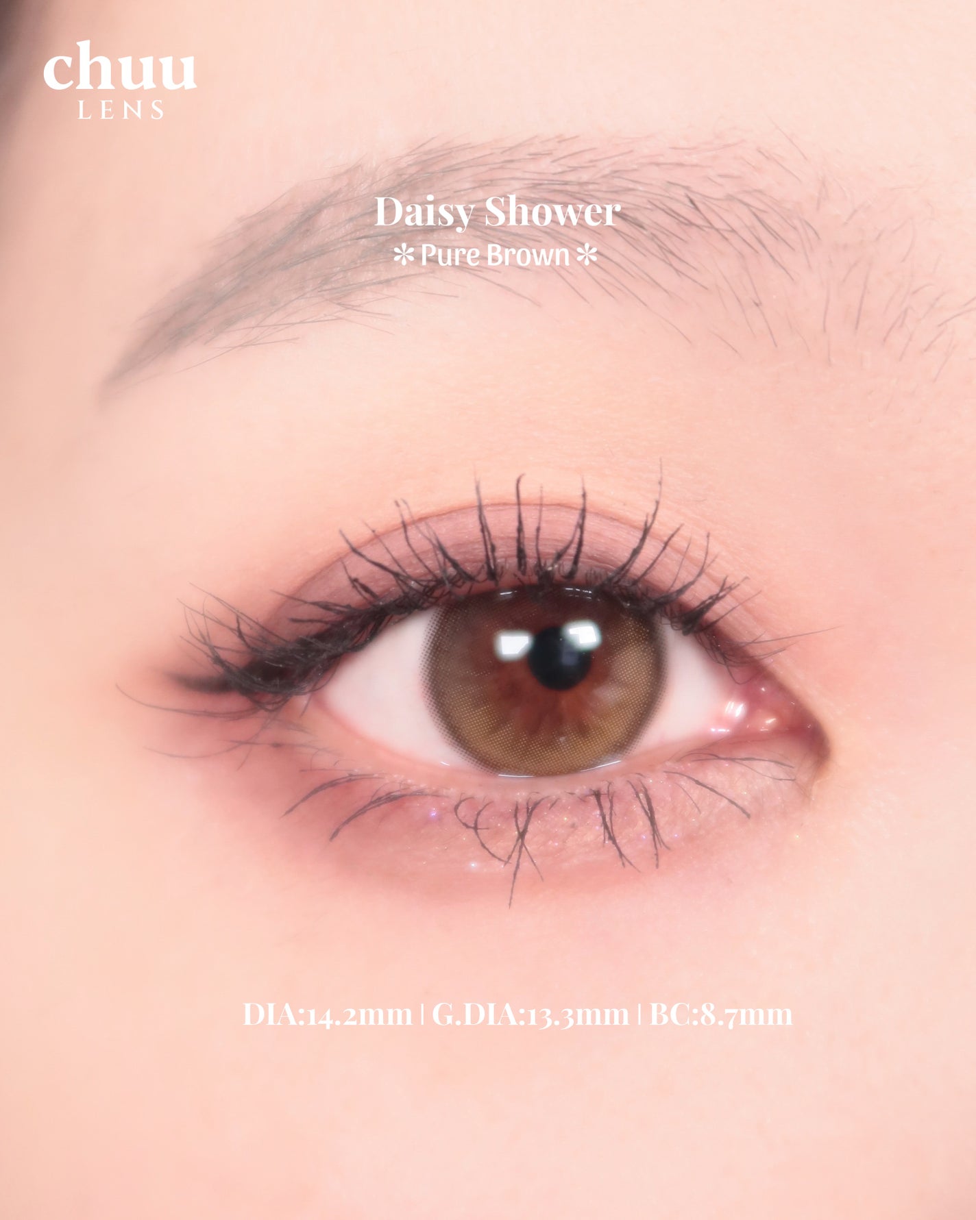 Daisy Shower 1Day/chuu LENS/ワンデー(1DAY)カラコンを使ったクチコミ(3枚目)