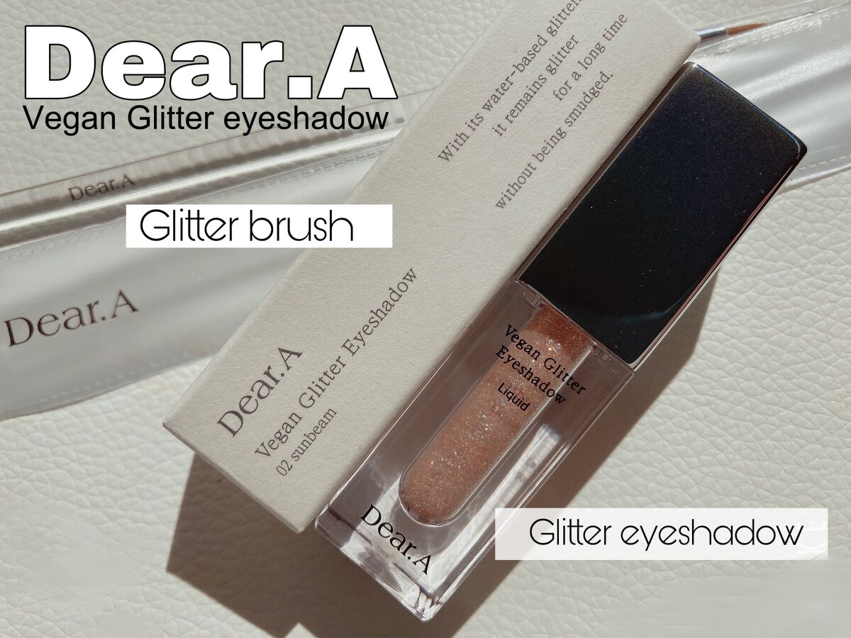 グリッターアイシャドウ/Dear.A/グリッターを使ったクチコミ(3枚目)