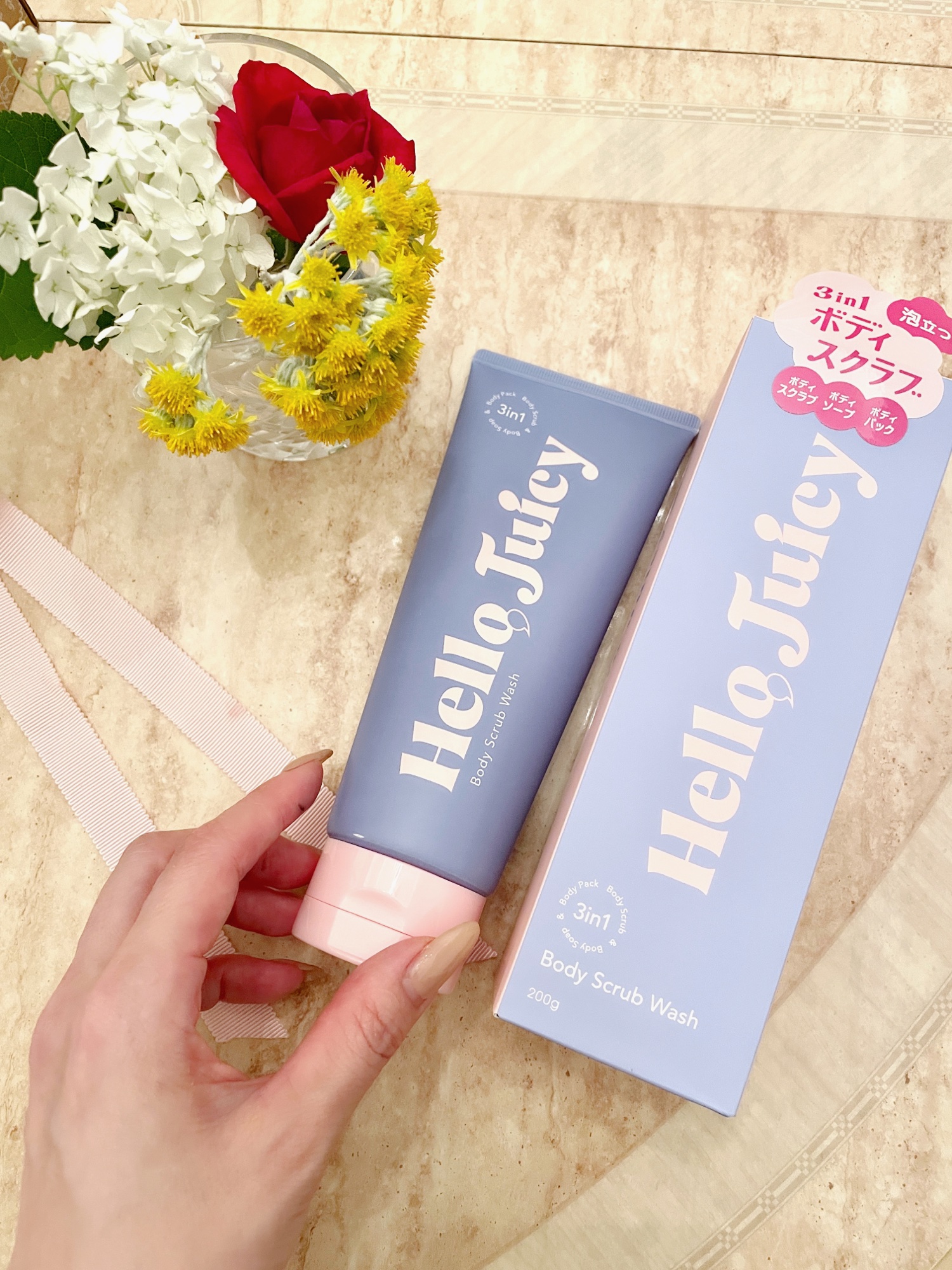 ボディスクラブウォッシュ/Hello Juicy/ボディスクラブを使ったクチコミ（1枚目）