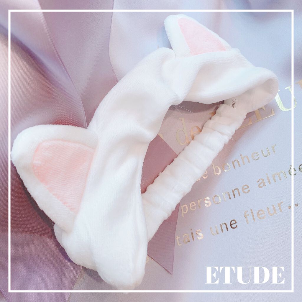 マイビューティーツール エティヘアバンド/ETUDE/ヘアアクセサリーを使ったクチコミ(1枚目)