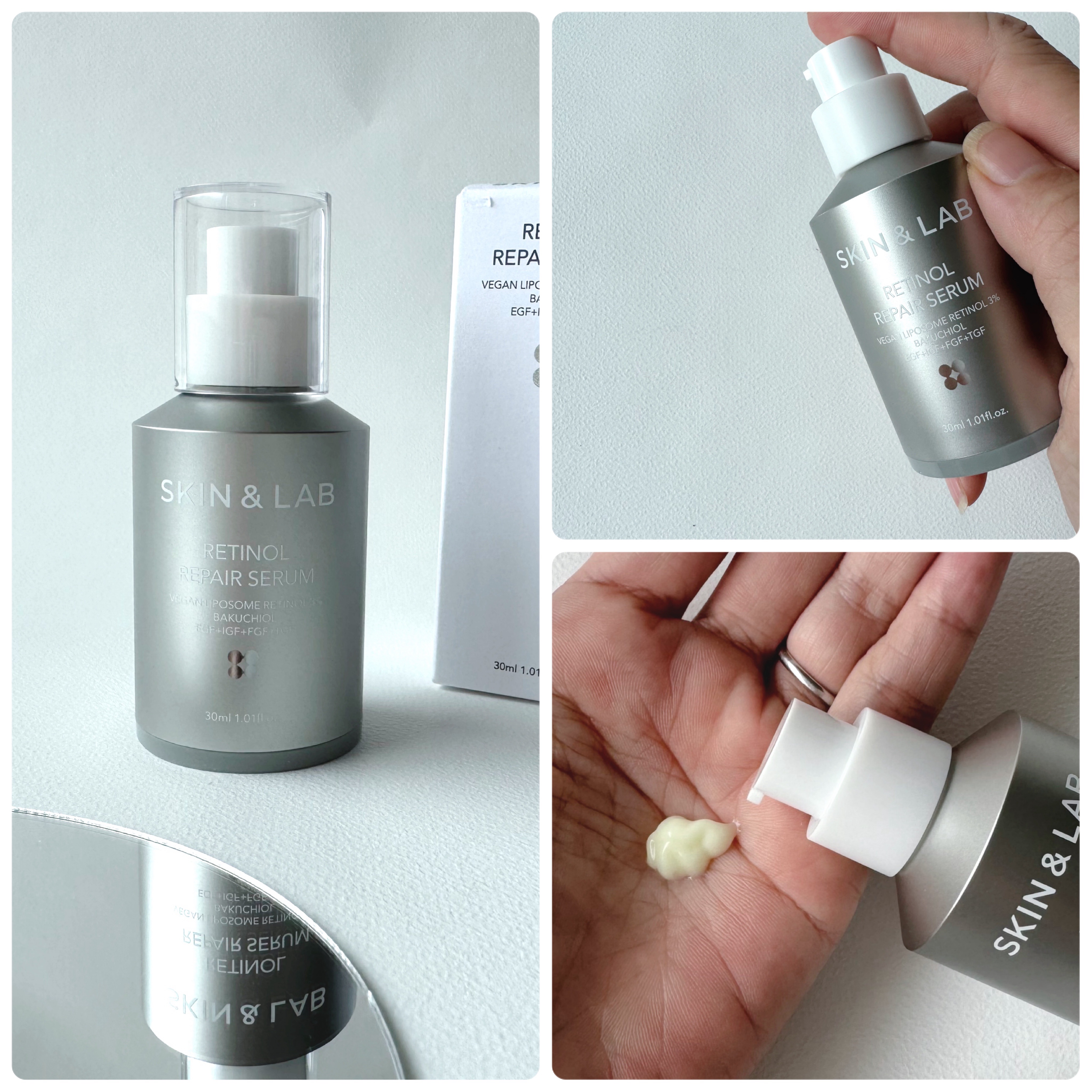 ヴィーガンリポソームレチノールセラム/SKIN&LAB/美容液を使ったクチコミ（3枚目）