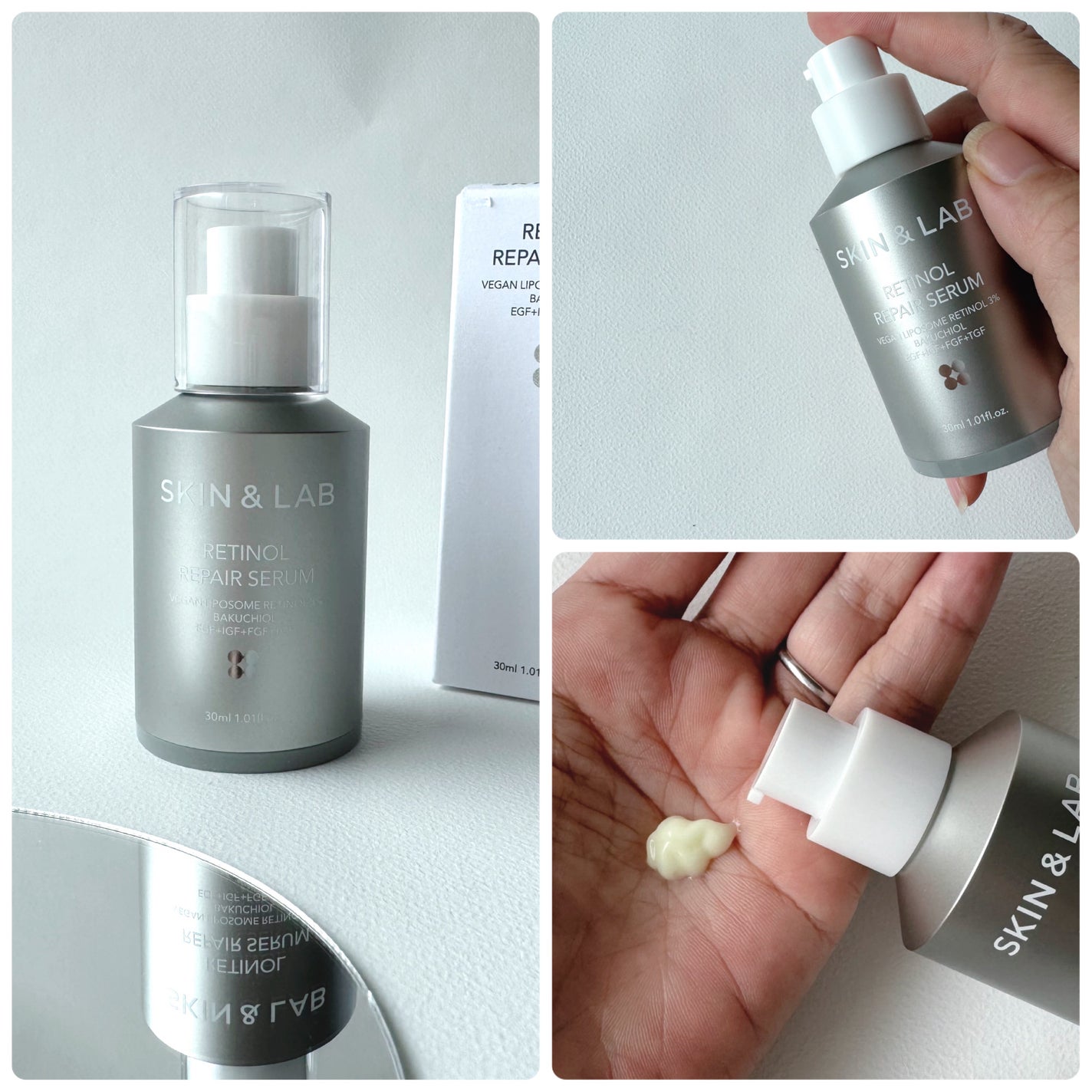 ヴィーガンリポソームレチノールセラム/SKIN&LAB/美容液を使ったクチコミ(3枚目)