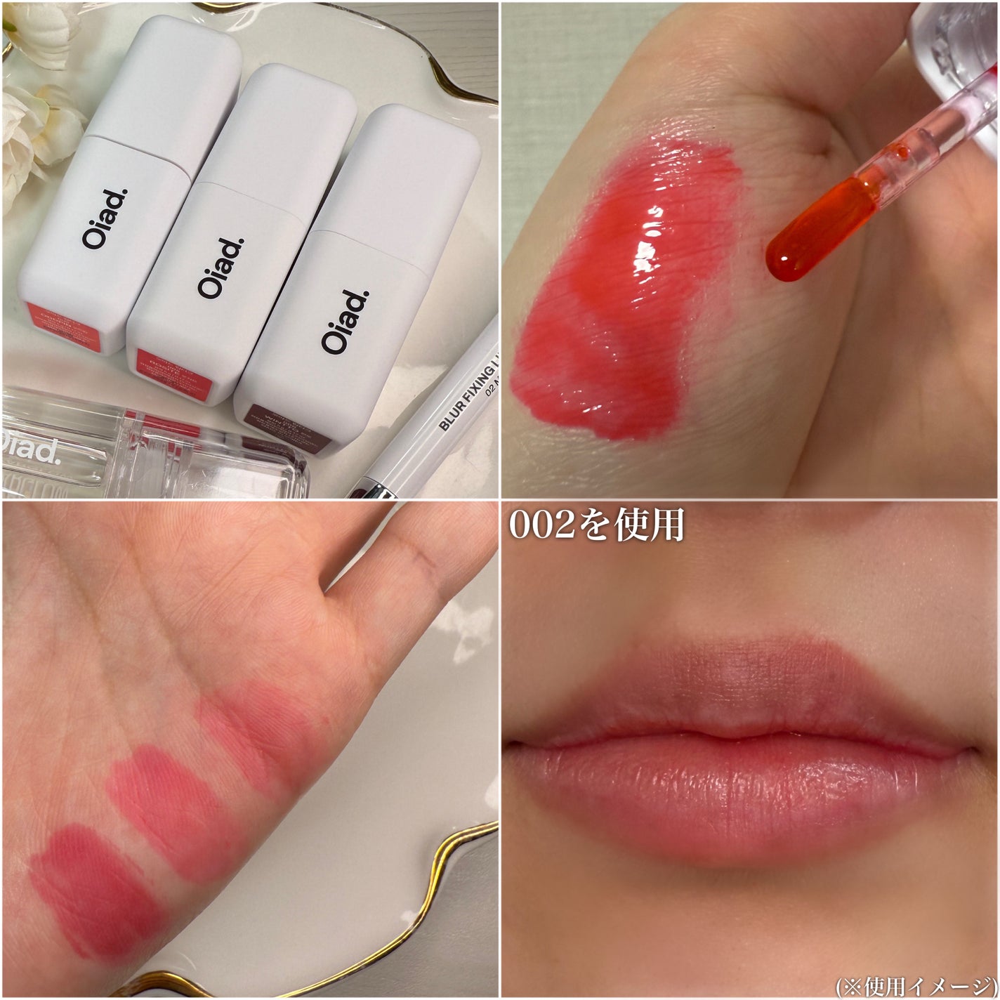 リップティーク/oiad/口紅を使ったクチコミ(4枚目)