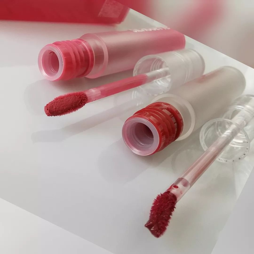 リップシルエットマットベルベットティント/i’m meme/リップティントを使ったクチコミ（2枚目）