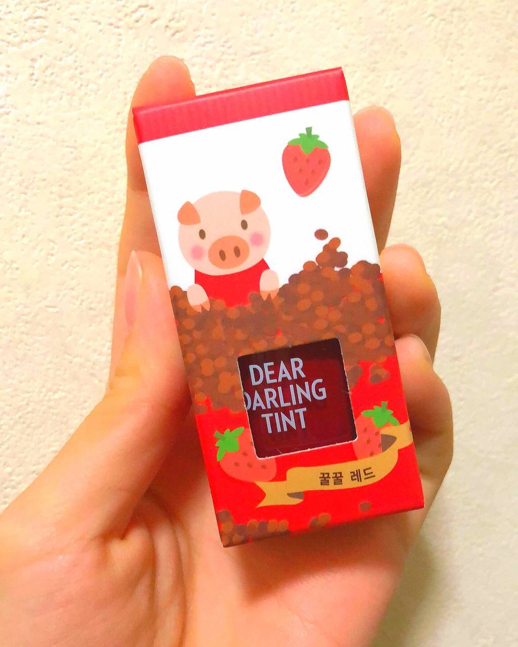 ディアダーリン ウォータージェルティント (アイスティント)/ETUDE/口紅を使ったクチコミ(1枚目)