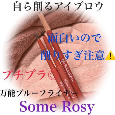 ウッドアイブロウ ハードペンシル/Some Rosy/アイブロウペンシルを使ったクチコミ（1枚目）