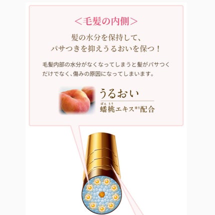 しっとりまとまるヘアクリーム /モモリ/ヘアミルクを使ったクチコミ(2枚目)