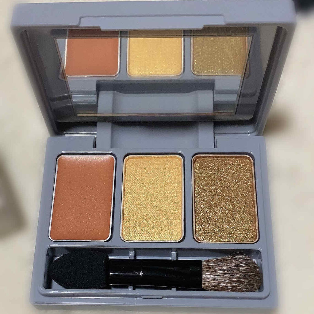 スリーサムデザイニングアイカラー/& WOLF/アイシャドウパレットを使ったクチコミ（2枚目）