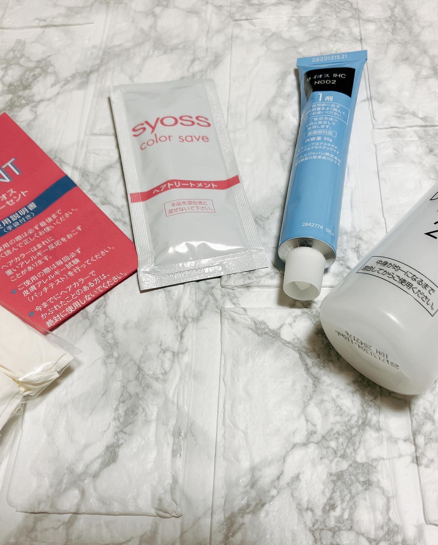 イルーセント ミルキーヘアカラー ヌードグレージュ/サイオス/ヘアカラーを使ったクチコミ（2枚目）