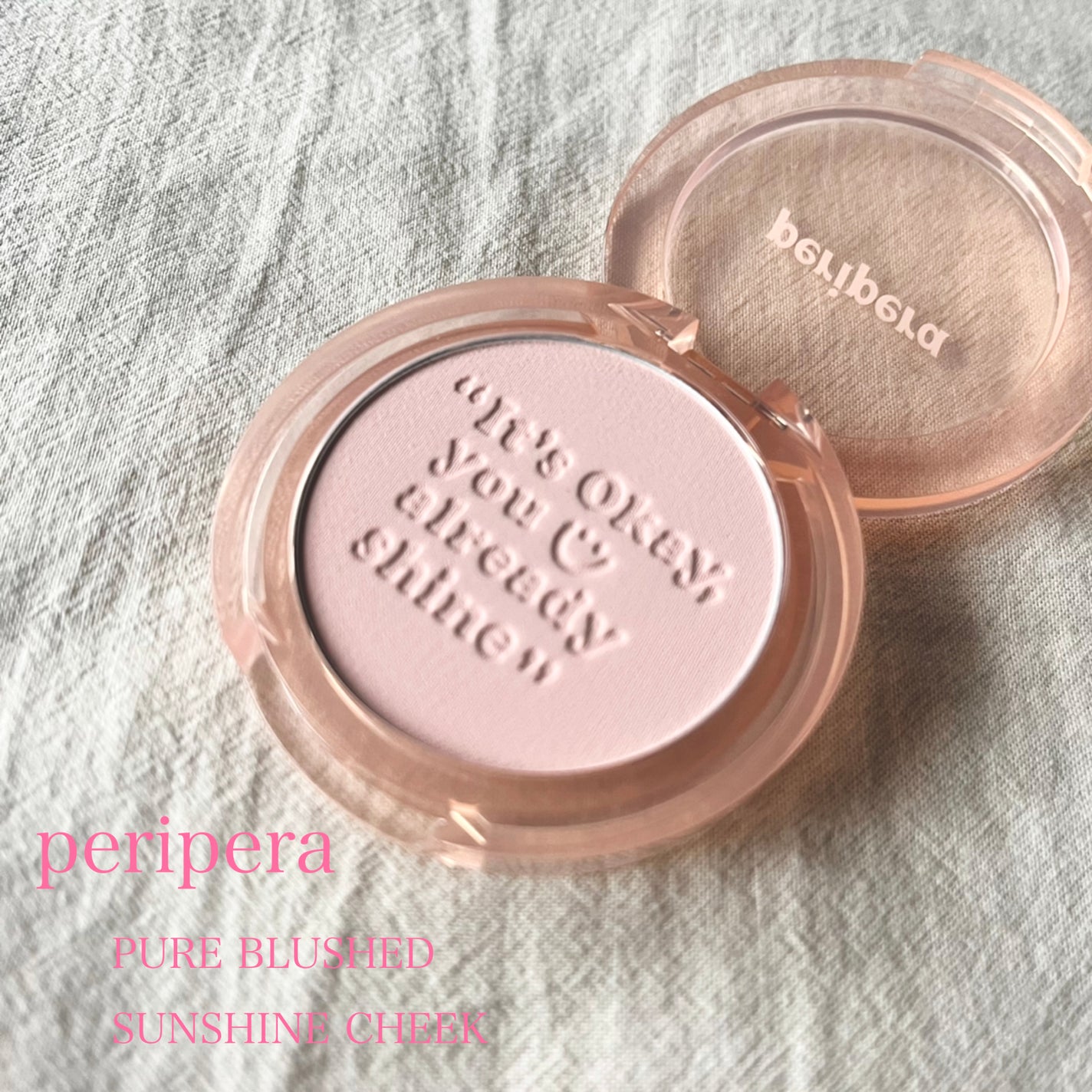 ピュア ブラッシュド サンシャイン チーク/PERIPERA/パウダーチークを使ったクチコミ(1枚目)