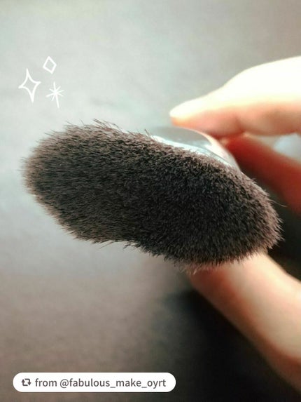マルチファンデブラシ /ロージーローザ/メイクブラシを使ったクチコミ(2枚目)