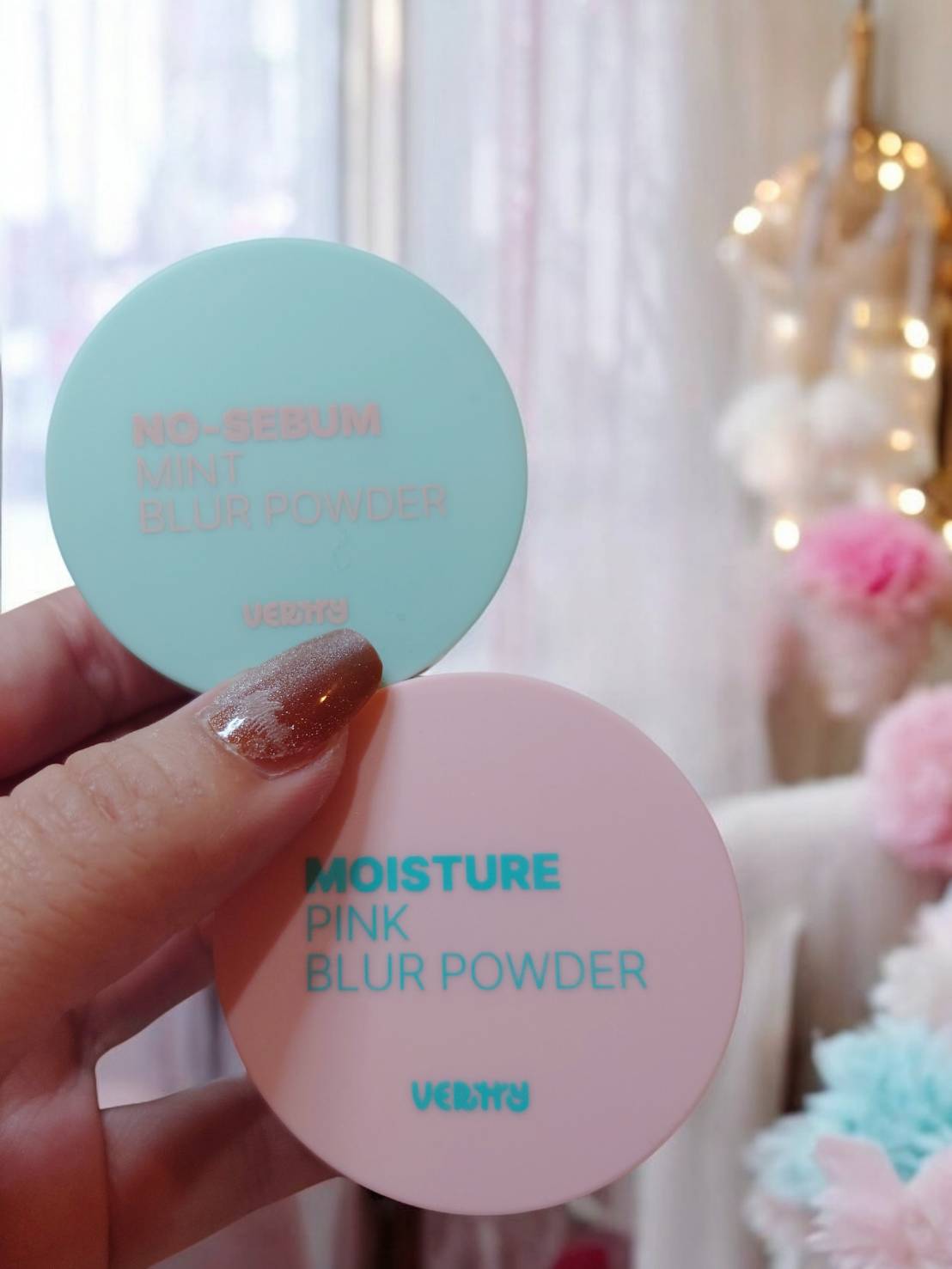 モイスチャーピンクブラーパウダー/Vertty/ルースパウダーを使ったクチコミ（1枚目）