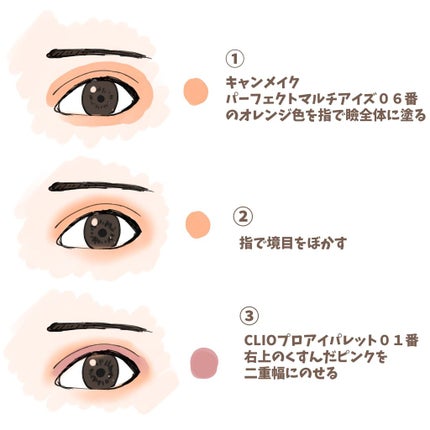 パーフェクトマルチアイズ/キャンメイク/アイシャドウパレットを使ったクチコミ(2枚目)