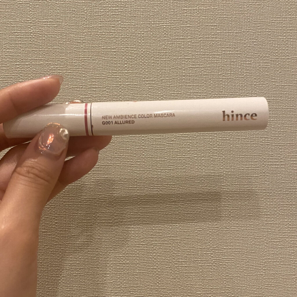 ニューアンビエンスカラーマスカラ G001アリュード/hince/マスカラを使ったクチコミ（1枚目）