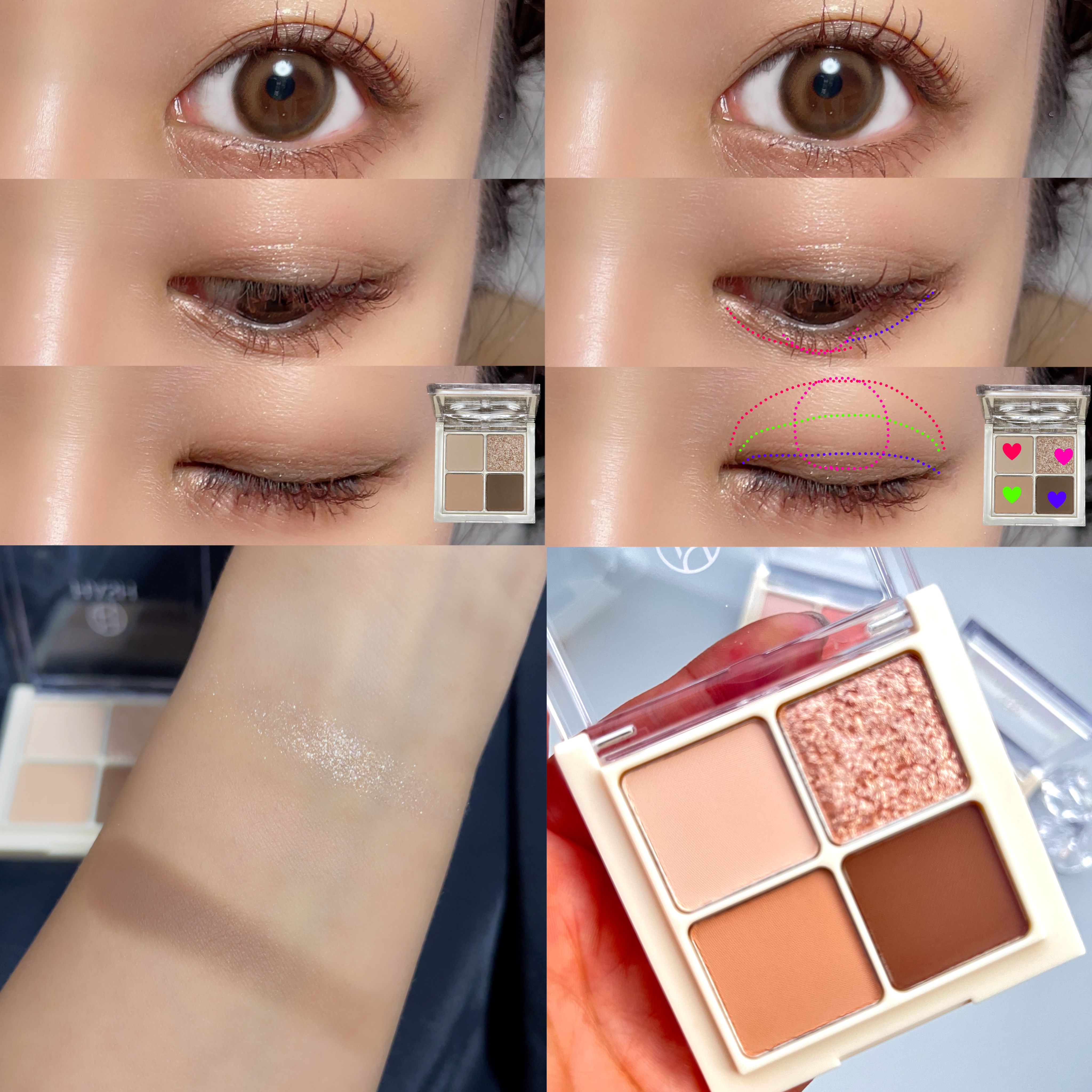 ソウルモーメントパーフェクトアイパレット/HASH/アイシャドウパレットを使ったクチコミ（1枚目）