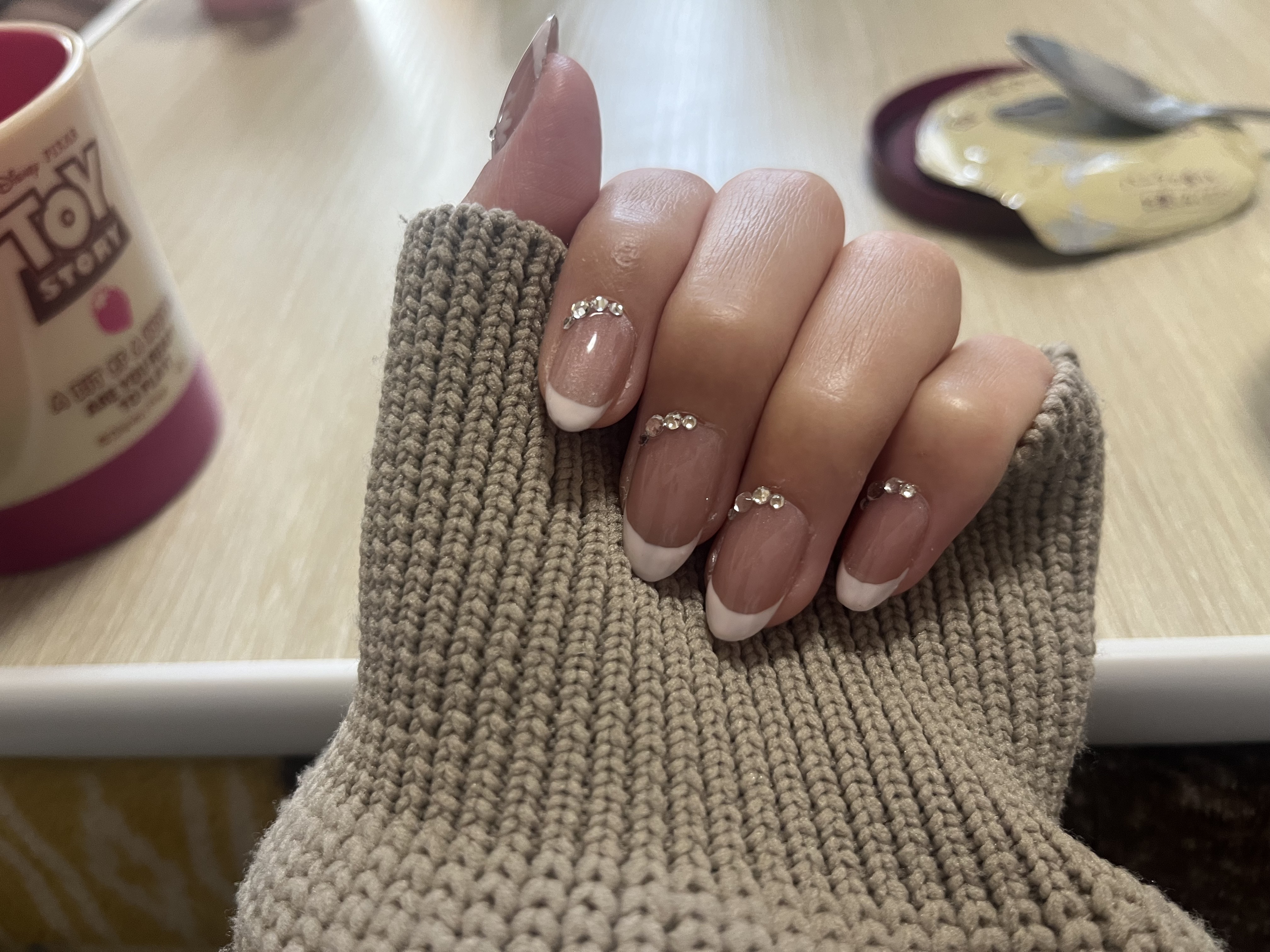 #ニット映えネイルのネイルデザイン