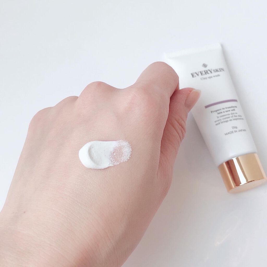 クレイスパウォッシュ/EVERYSKIN/スクラブ・ゴマージュを使ったクチコミ（3枚目）