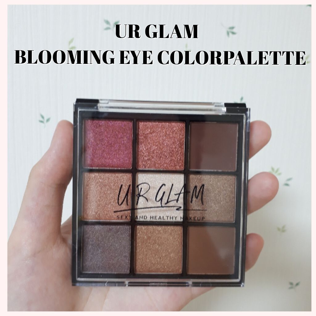 UR GLAM BLOOMING EYE COLOR PALETTE/U R GLAM/アイシャドウパレットを使ったクチコミ(1枚目)