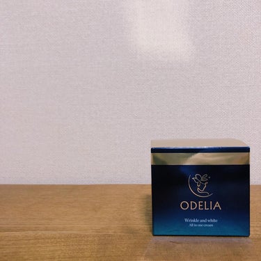 ODELIA リンクル＆ホワイト オールインワンクリームのクチコミ「#PR ODELIA リンクル＆ホワイト オールインワンクリーム

すんごい高級感のあるパッケ.....」（2枚目）