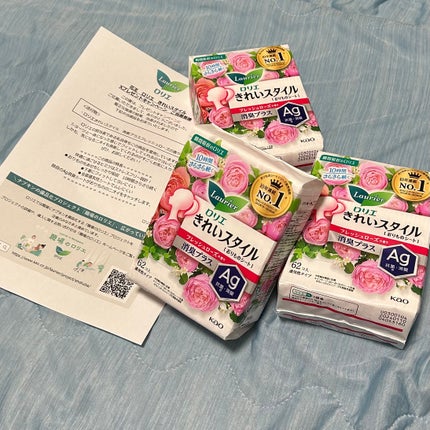 きれいスタイル フレッシュローズの香り 消臭プラス 62コ入/ロリエ/おりものシートを使ったクチコミ(1枚目)