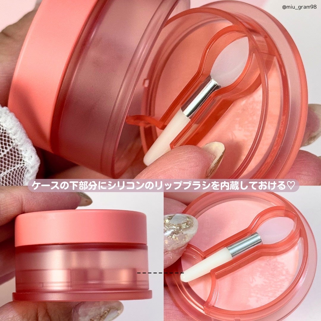 チークトーン リップ&チーク デュオバーム/TONYMOLY/口紅を使ったクチコミ(3枚目)