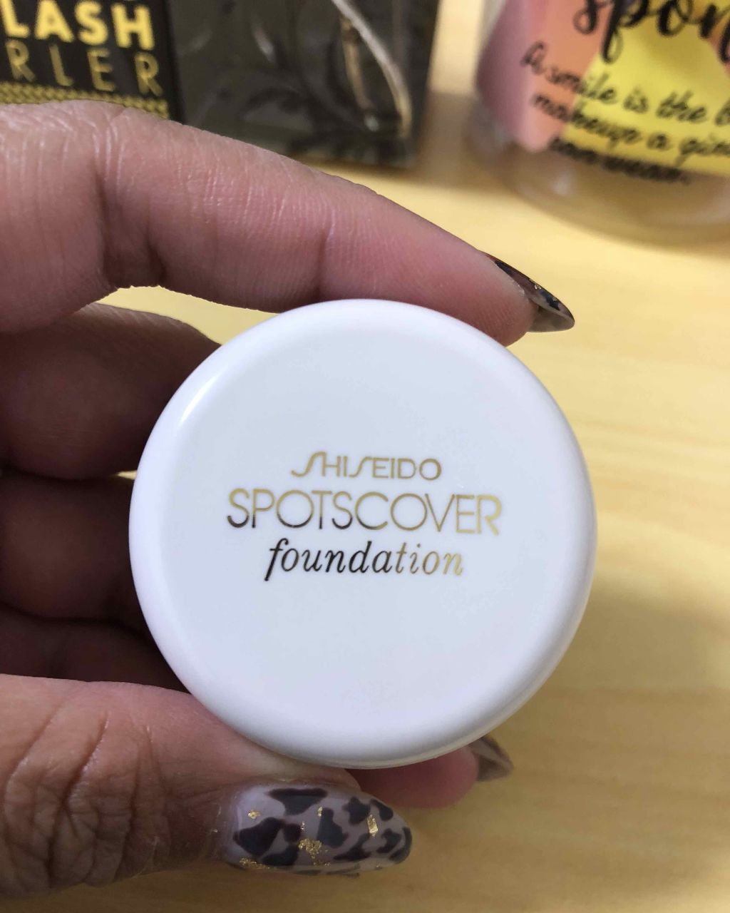 スポッツカバー ファウンデイション/SHISEIDO/クリームコンシーラーを使ったクチコミ（1枚目）