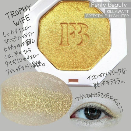 KILLAWATT FREESTYLE HIGHLIGHTER DUO/FENTY BEAUTY BY RIHANNA/パウダーハイライトを使ったクチコミ(1枚目)