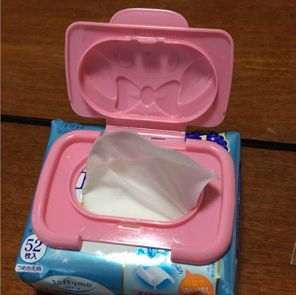 メイク落としシートのフタ/DAISO/その他化粧小物を使ったクチコミ（2枚目）