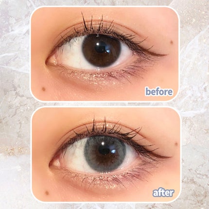 Classi Mood Gray/Classilens/カラーコンタクトレンズを使ったクチコミ(2枚目)