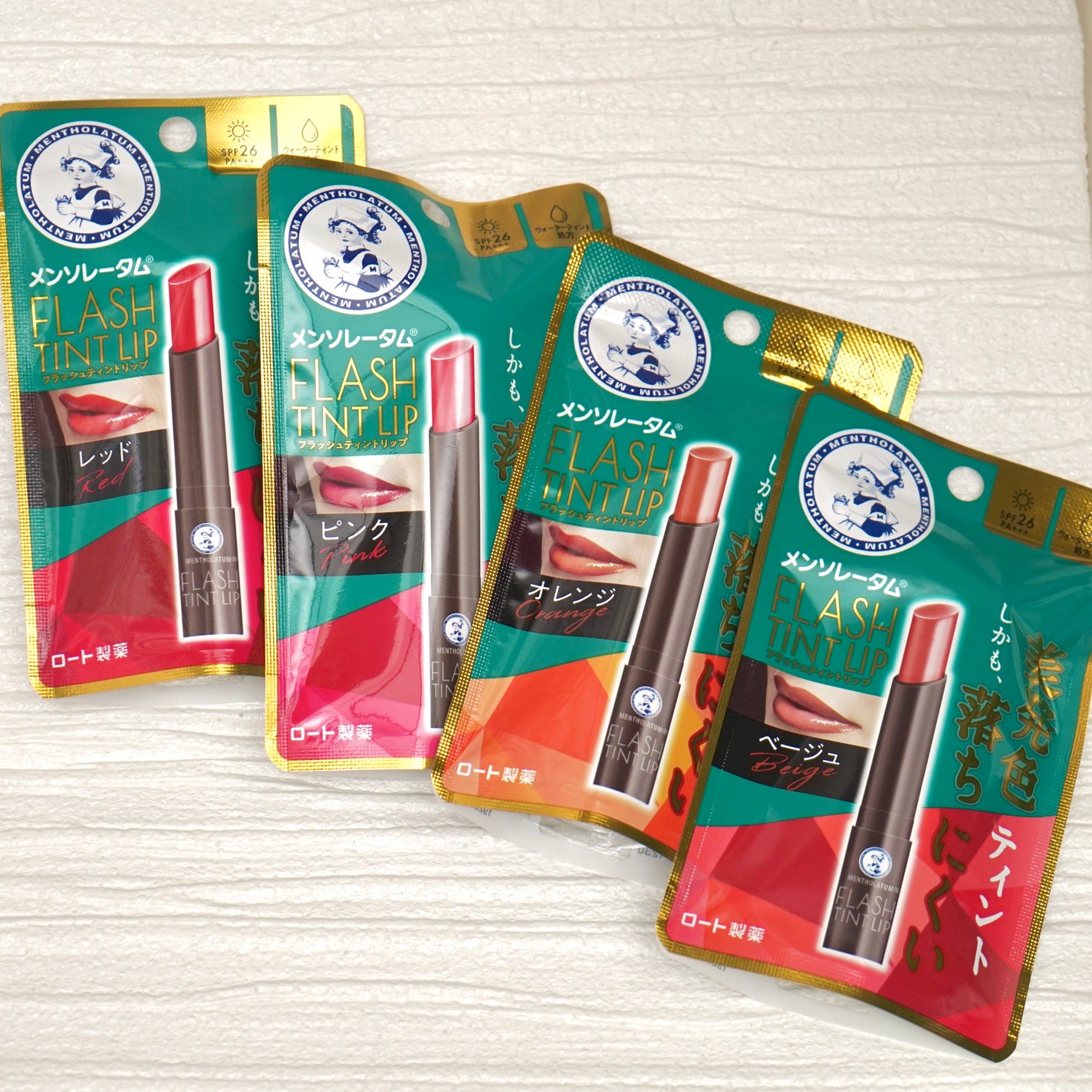 メンソレータム フラッシュティントリップ/メンソレータム/リップティントを使ったクチコミ(4枚目)
