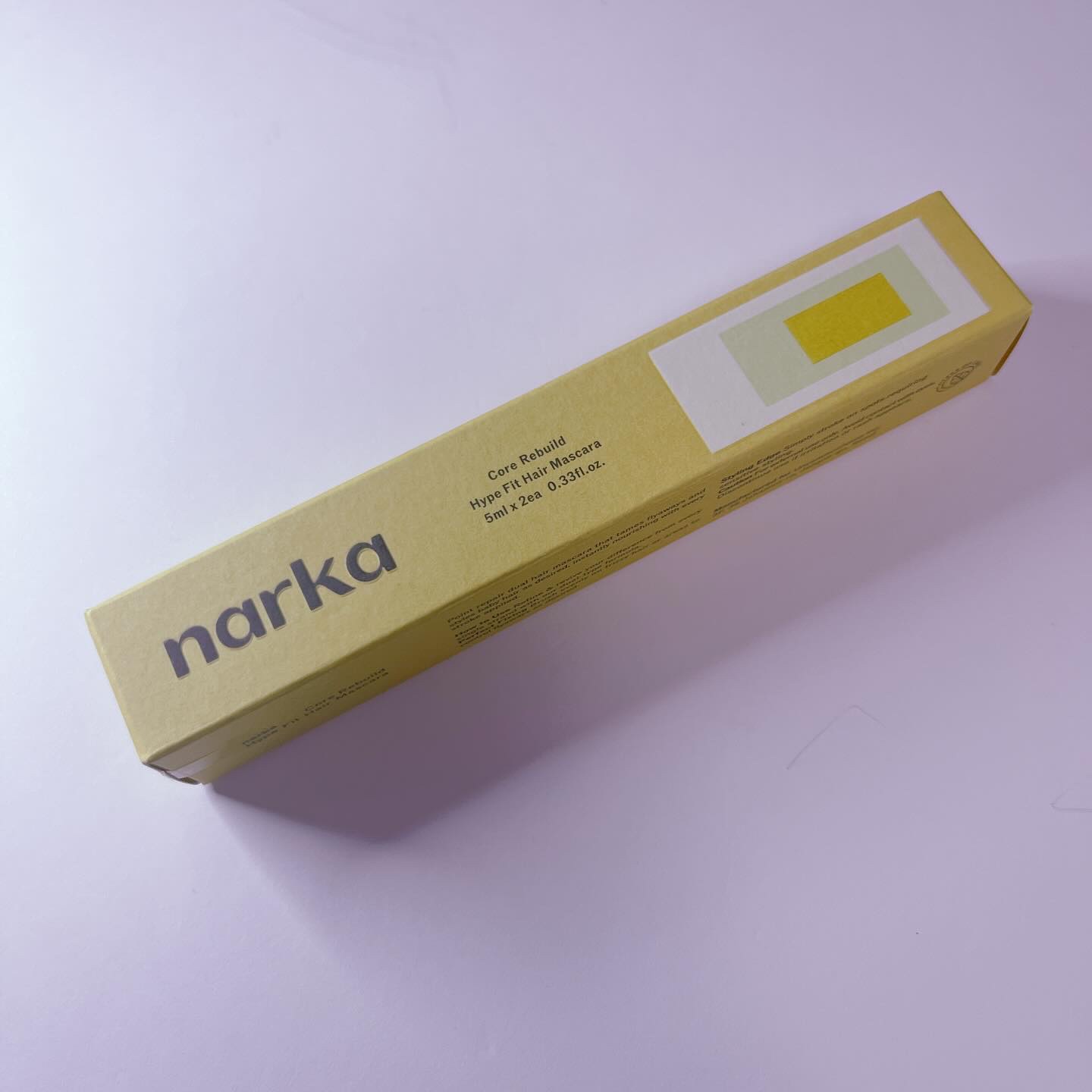 ハイプフィットヘアマスカラ/narka/その他スタイリングを使ったクチコミ（1枚目）