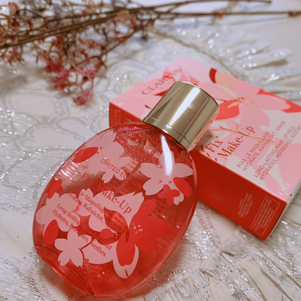 フィックス メイクアップ サクラ/CLARINS/ミスト状化粧水を使ったクチコミ（1枚目）