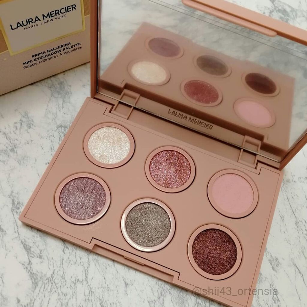 プリマ バレリーナ ミニ アイシャドウ パレット/ローラ メルシエ/アイシャドウパレットを使ったクチコミ（1枚目）