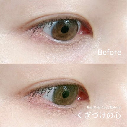 エバーカラーワンデー ナチュラル/エバーカラー/ワンデー(1DAY)カラコンを使ったクチコミ(5枚目)