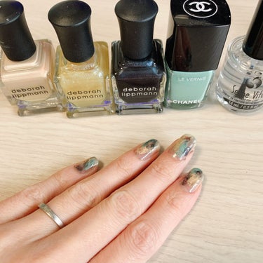 ネイルポリッシュ HIT ME WITH YOUR BEST SHOT(ヒット　ミー　ウイズ　ユア　ベスト　ショット)/Deborah Lippmann(デボラリップマン)/マニキュアを使ったクチコミ（2枚目）