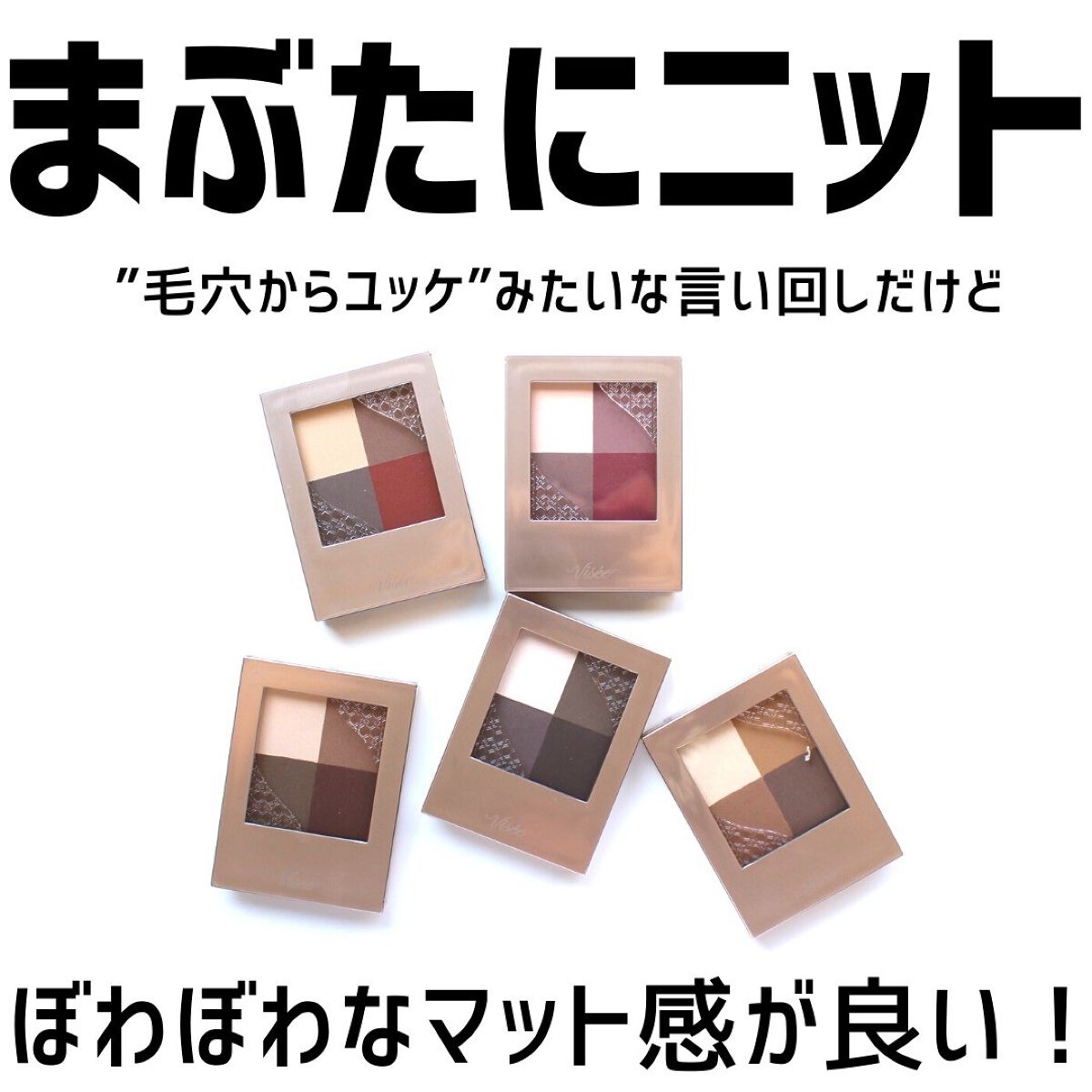 ニュアンス マット クリエイター/Visée/アイシャドウパレットを使ったクチコミ(2枚目)