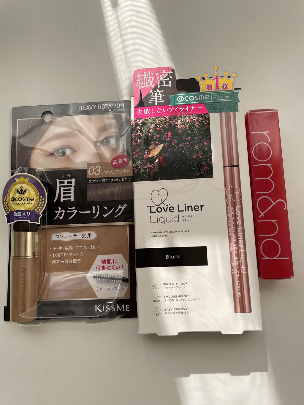 カラーリングアイブロウ/ヘビーローテーション/眉マスカラを使ったクチコミ（1枚目）