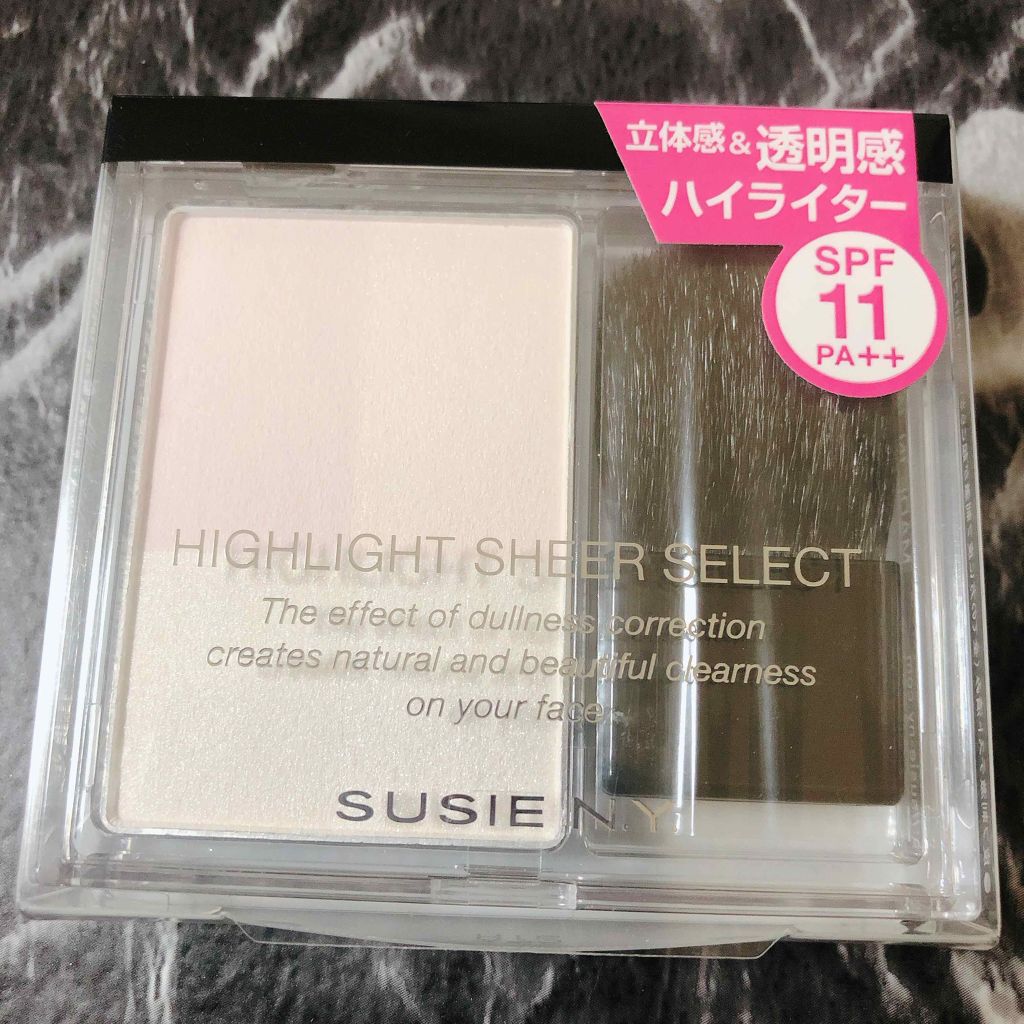 ハイライト シアーセレクト/SUSIE N.Y./パウダーハイライトを使ったクチコミ(1枚目)