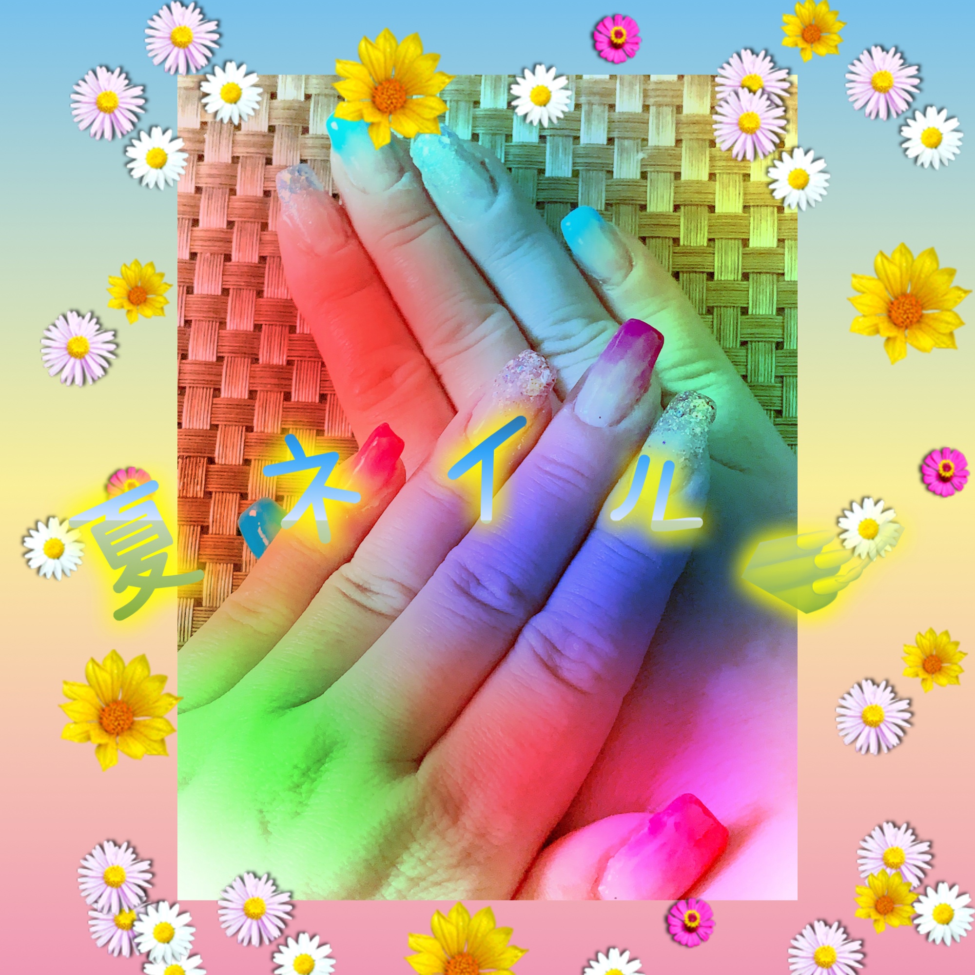 ジェルネイル（ライト対応）/セリア/ジェルネイルを使ったクチコミ（1枚目）