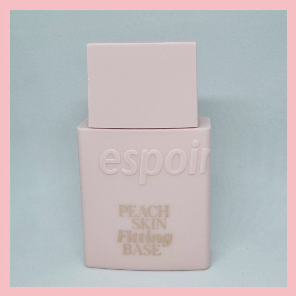 ピーチスキンフィッティングベース/espoir/化粧下地を使ったクチコミ（2枚目）