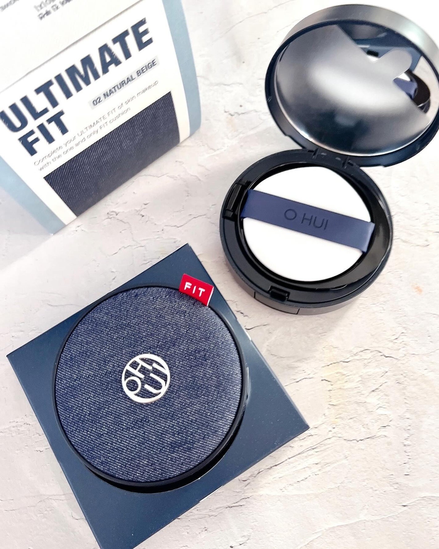 アルティメットフィット ロングウェアデニムクッション/OHUI/クッションファンデーションを使ったクチコミ(7枚目)