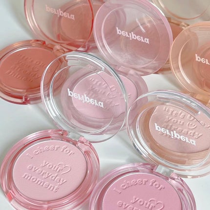 ピュア ブラッシュド サンシャイン チーク/PERIPERA/パウダーチークを使ったクチコミ(1枚目)