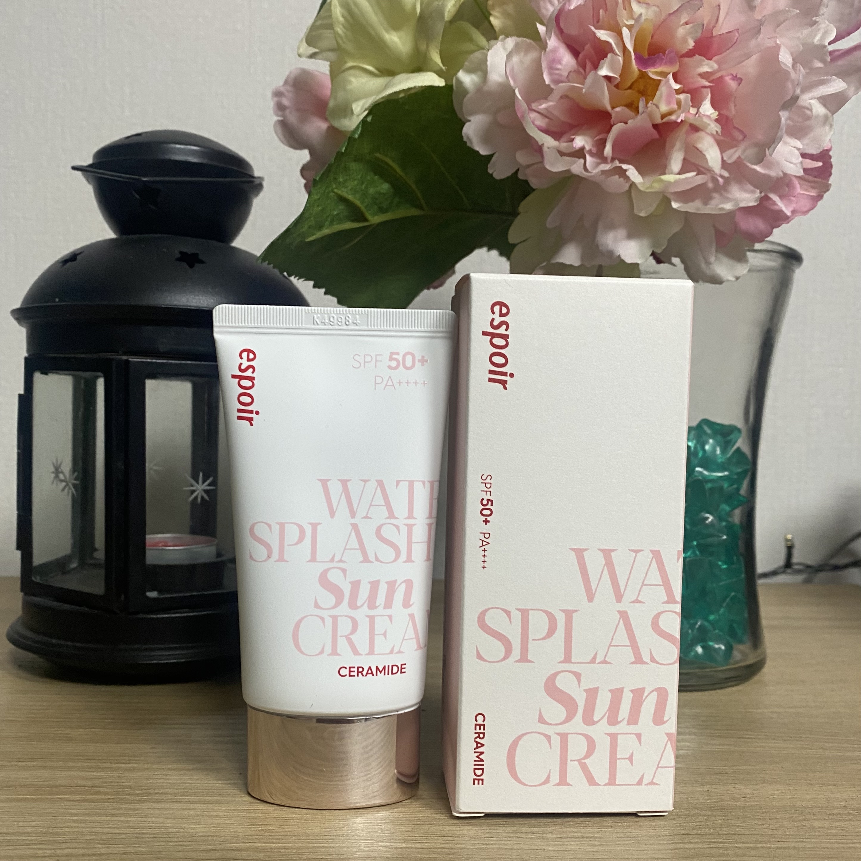 ウォータースプラッシュサンクリーム ピンク/espoir/日焼け止め・UVケアを使ったクチコミ（1枚目）