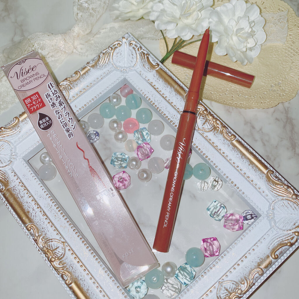 ブラウンズ クリーミィペンシル BR301 アーモンドブラウン/Visée/ペンシルアイライナーを使ったクチコミ（1枚目）