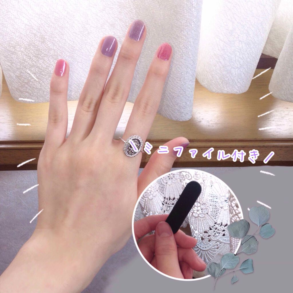 ネイルシール/セリア/ネイルシールを使ったクチコミ(2枚目)