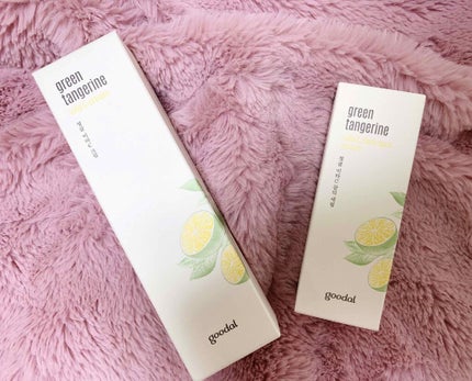 グリーンタンジェリン ビタC ダークスポットケアセラム/goodal/美容液を使ったクチコミ(2枚目)