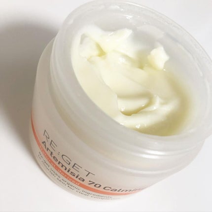 カワラヨモギ70カーミングクリーム/RE:GET/フェイスクリームを使ったクチコミ(2枚目)