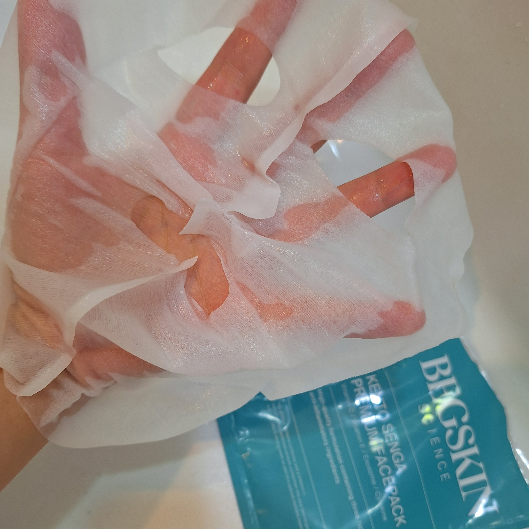 KENTO SENGA PREMIUM FACEPACK/BEGSKIN SCIENCE/シートマスク・パックを使ったクチコミ（3枚目）