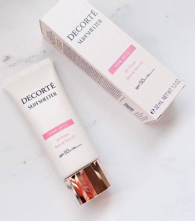 サンシェルター トーンアップCC/DECORTÉ/CCクリームを使ったクチコミ(2枚目)